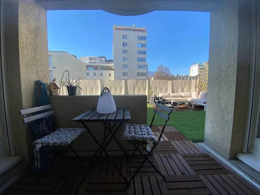 50M Gem - 400M Gare: Garage Prive, Terrasse, Wifi Apartman Grenoble